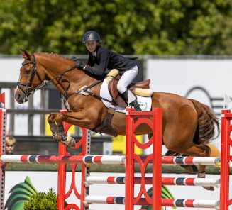 Laure Tijskens en BRper Navayo winnen BK ponys!