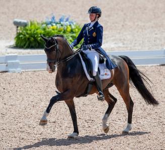 WEG dressuur: Laurence Roos & Fil Rouge door naar GP Special