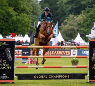 Ipswich vd Wolfsakker springt het Ierse team naar goud in Drammen