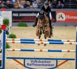 Erica Swartz wint GP Lier met Jovita (Carabas vd Wateringhoeve)